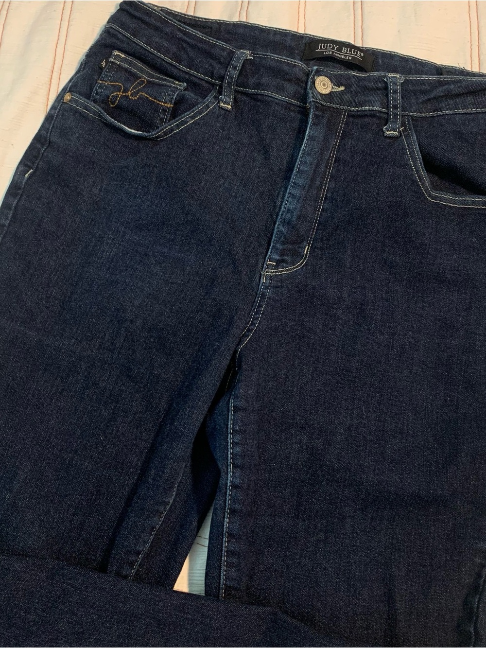Judy Blue Women's Deep Indigo High Rise Jeans